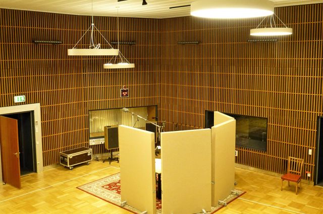 Aufnahmeinsel im Studio 9