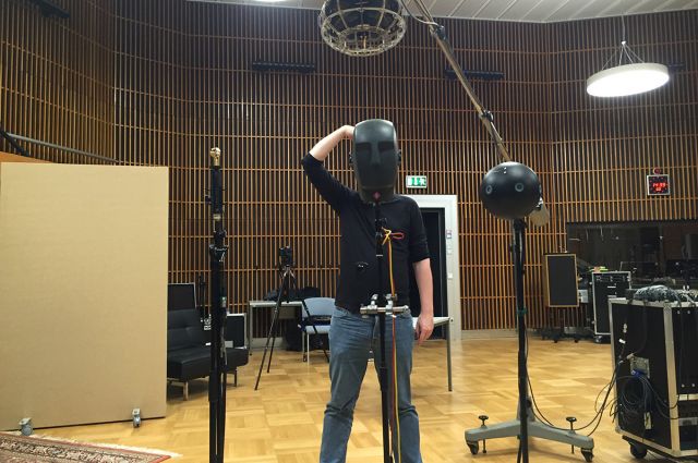 3D Audio-Experimente mit „Kunstkopf“ im BR Studio 9